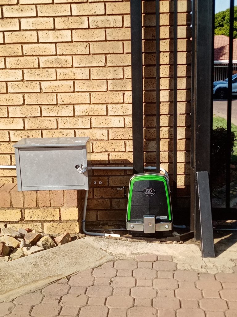Gate motors — Centurion sliding gate motor with battery back-up enclosure
